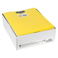 C-Line® Yellow 3-Pocket Poly Portfolios, 24ct.