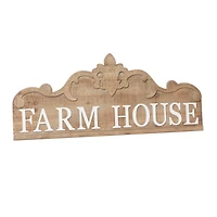 Brown Wood Farmhouse Wall Decor 19" x 47" x 1"