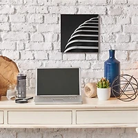 Stupell Industries Modern Architectural Organic Building Black White Photograph Canvas Wall Art