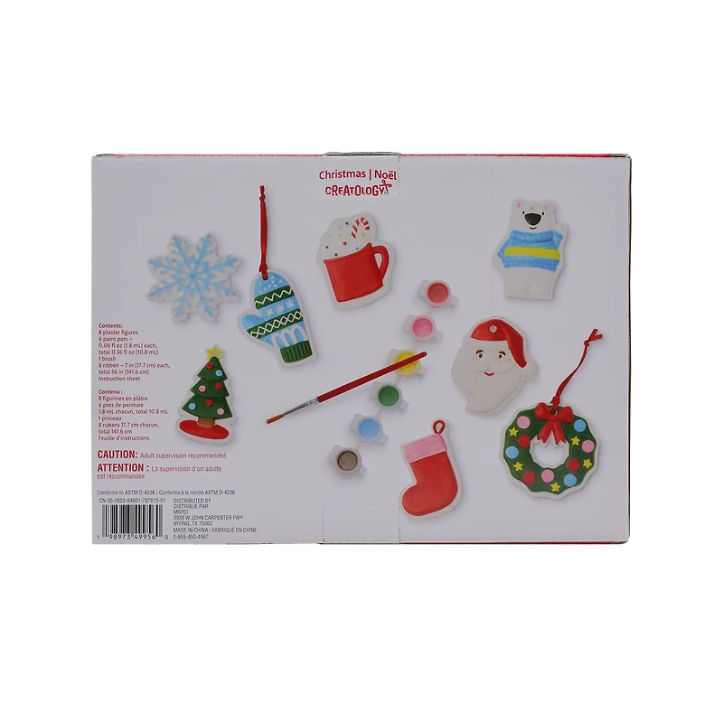 Christmas Icon Plaster Ornament Kit by Creatology™