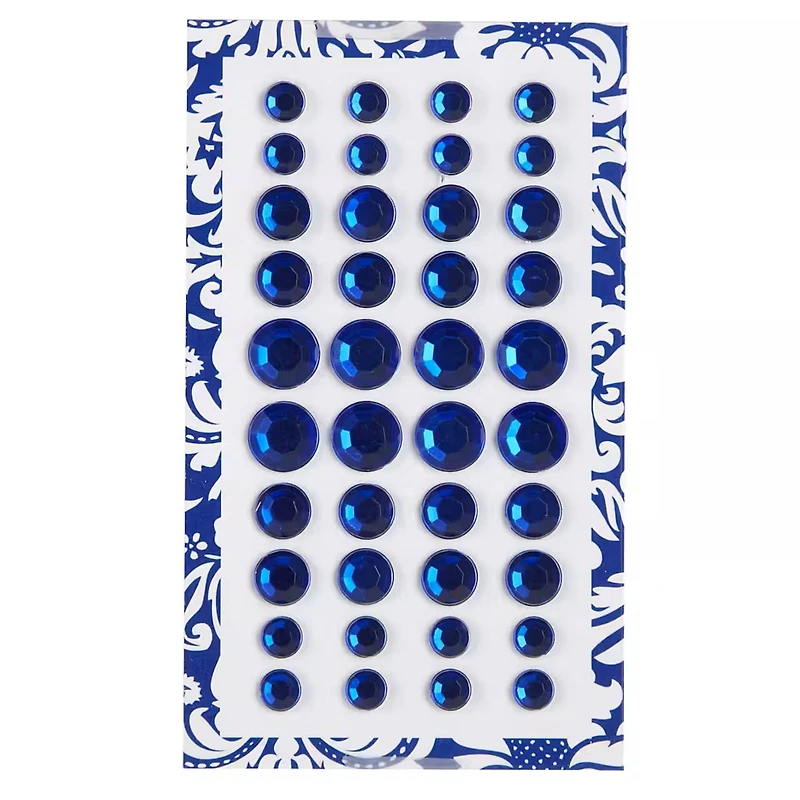 24 Pack: Assorted Acrylic Rhinestone Stickers by Craft Smart™