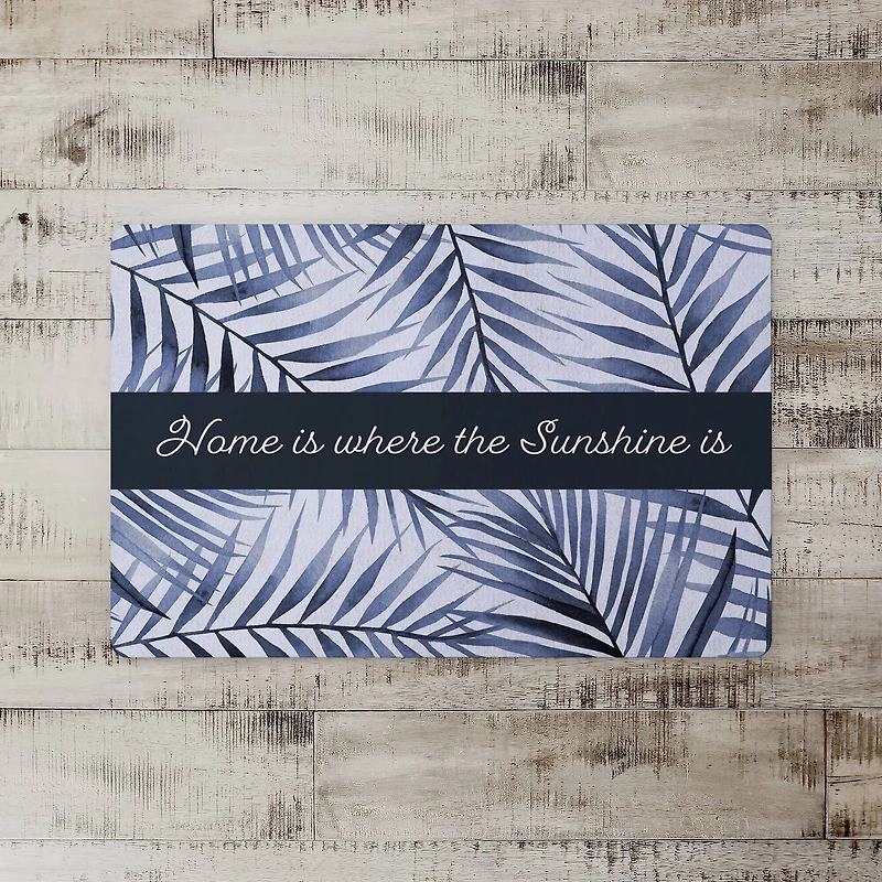 Home is Where the Sunshine Is Floor Mat