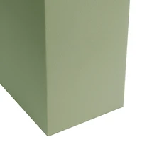 Lalia Home Lexington 21" Sage Green Leather Base Table Lamp