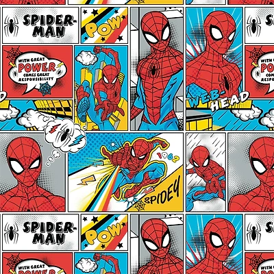 Camelot® Fabrics Spider-Man Comic Cotton Fabric
