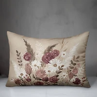 Boho Flowers 20" x 14" Indoor/Outdoor Pillow