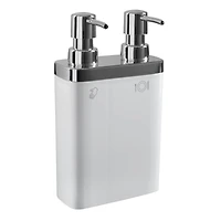 Kitchen Details White Dual Pump Soap & Lotion Dispenser