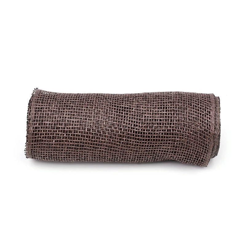 10" x 19ft. Chocolate Brown Poly Burlap Mesh by Celebrate It™