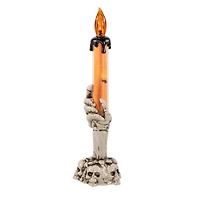 8" LED Skeleton Hand Halloween Candles, 3ct.