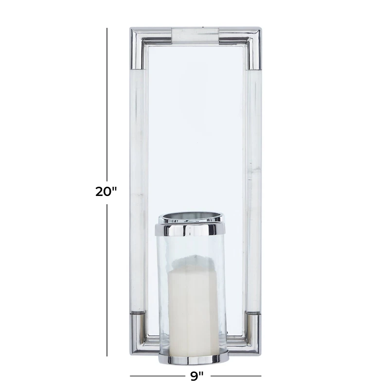 Silver Contemporary Wall Sconces