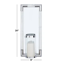 Silver Contemporary Wall Sconces