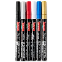 6 Packs: 6 ct. (36 total) Premium Fine Tip Oil-Based Paint Pens by Craft Smart®