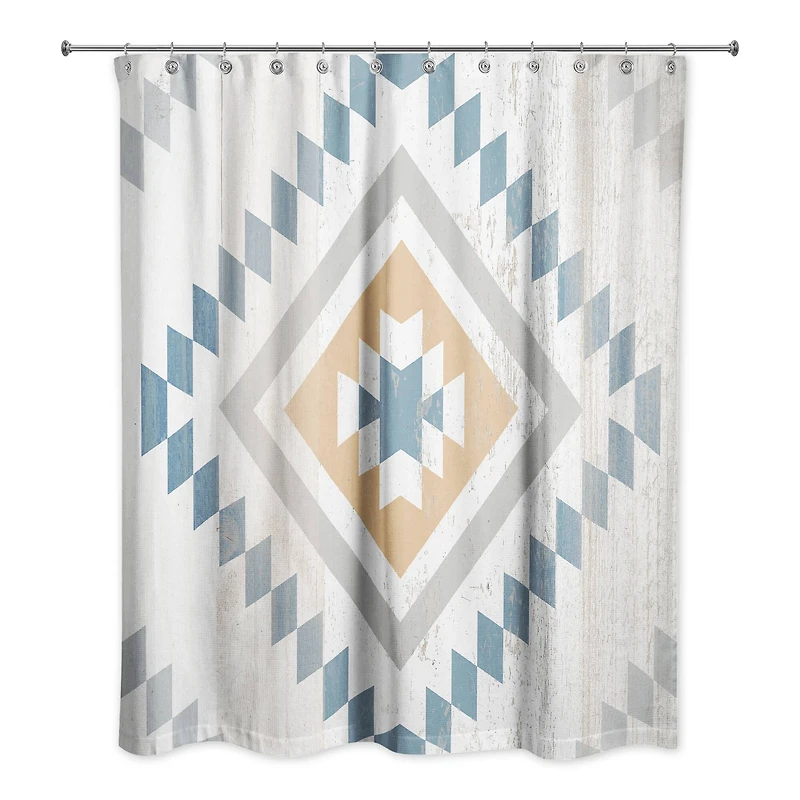 Southwest Diamond Pattern 71" x 74" Shower Curtain
