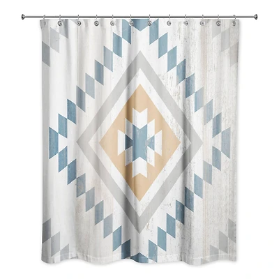 Southwest Diamond Pattern 71" x 74" Shower Curtain
