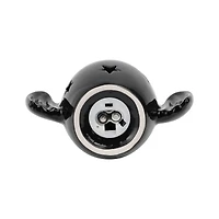 6.5" Black Bat with Heart Eyes LED Ceramic Tabletop Décor by Ashland®