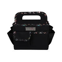 Everything Mary Black & Floral Collapsible Craft Caddy