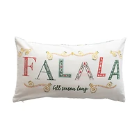 Hello Honey® 24" x 14" Holiday Cotton Lumbar Pillow