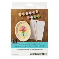 Tulips Paint-by-Number Framed Mini Kit by Artist's Loft®