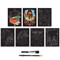 Brea Reese™ 6" x 8" Howdy Cowgirl Scratch Art Paper Pad