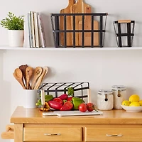 DII® Black Metal Urban Modern Basket Set