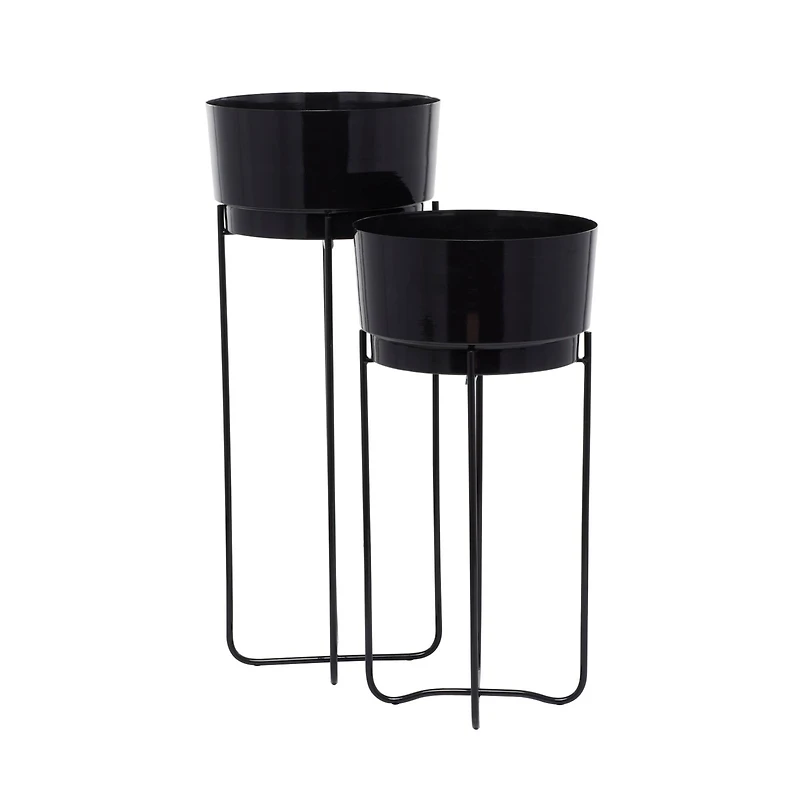 CosmoLiving by Cosmopolitan Contemporary Planter Stand Set