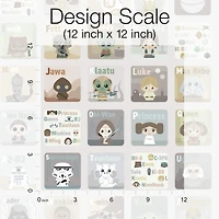 Star Wars™ Infant Alphabet Peel & Stick Wallpaper