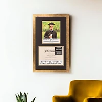 2 Opening 8.5" x 11" Gold Document Frame with Double Mat by Studio Décor®