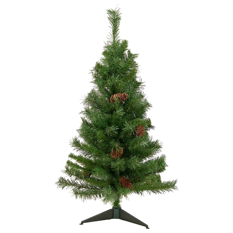 3ft. Unlit Black River Pine Artificial Christmas Tree