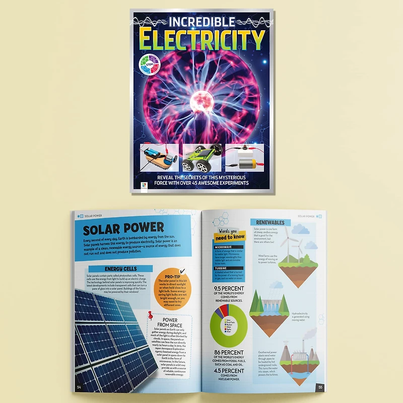 Hinkler Curious Universe™ Incredible Electricity Book & Science Kit