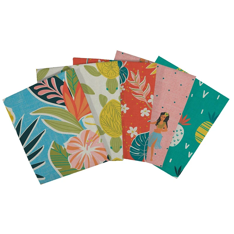 Emma & Mila® Maui Mala Cotton Fabric Bundle, 4ct.