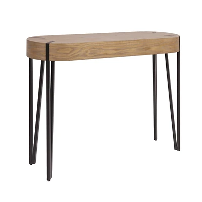 Hello Honey® 46" Astoria Wood Console Table with Metal Hairpin Legs
