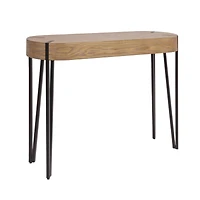 Hello Honey® 46" Astoria Wood Console Table with Metal Hairpin Legs