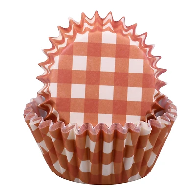 Plaid Pumpkin Baking Cups, 24ct. by Makery™