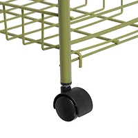 Honey Can Do Olive 3-Tier Rolling Cart
