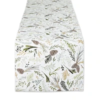 Sparkle Sprigs Printed Table Runner, 14" x 108"