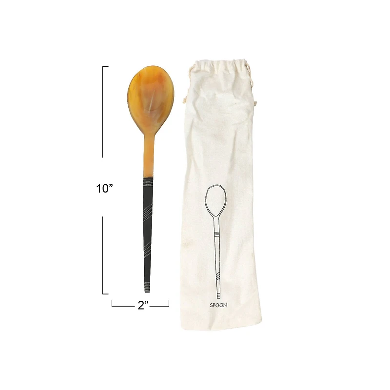 Hello Honey® Horn Serving Spoon