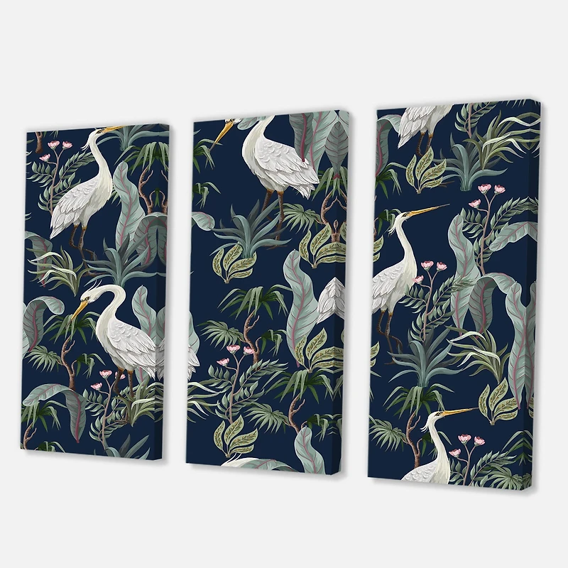 Designart - Chinoiserie With Birds and Peonies VII