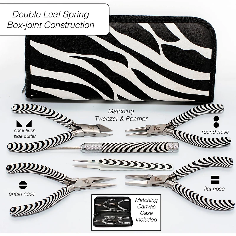 The Beadsmith® Zebra Print Tool Kit