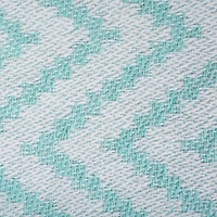 DII® Aqua Large Chevron Throw