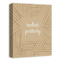 Radiate Positivity 12" x 16" Canvas Wall Art