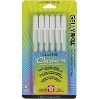 Gelly Roll® Medium Point White Pens, 6ct.