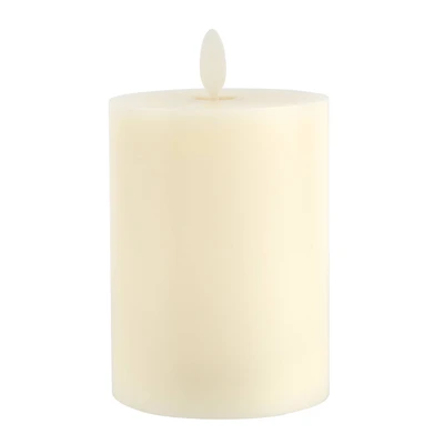 3" x 4" LED Wax Pillar Candle with Moving Flame by Ashland