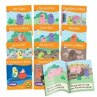 Junior Learning® Decodable Readers The Pods Phase 2 Letter Sounds Set
