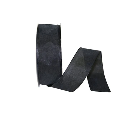 JAM Paper 1.5" x 50yd. Linen Touch Mono Ribbon