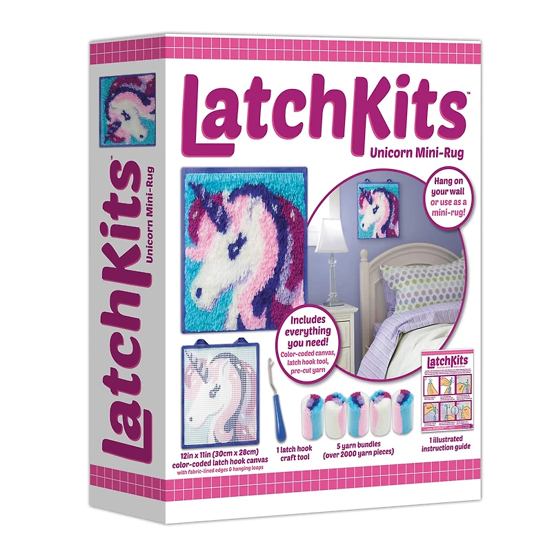 Kahootz Toys LatchKits Mini Rug Unicorn