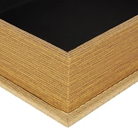 Faux Leather Geometric Woven Grid Book Storage Box Set