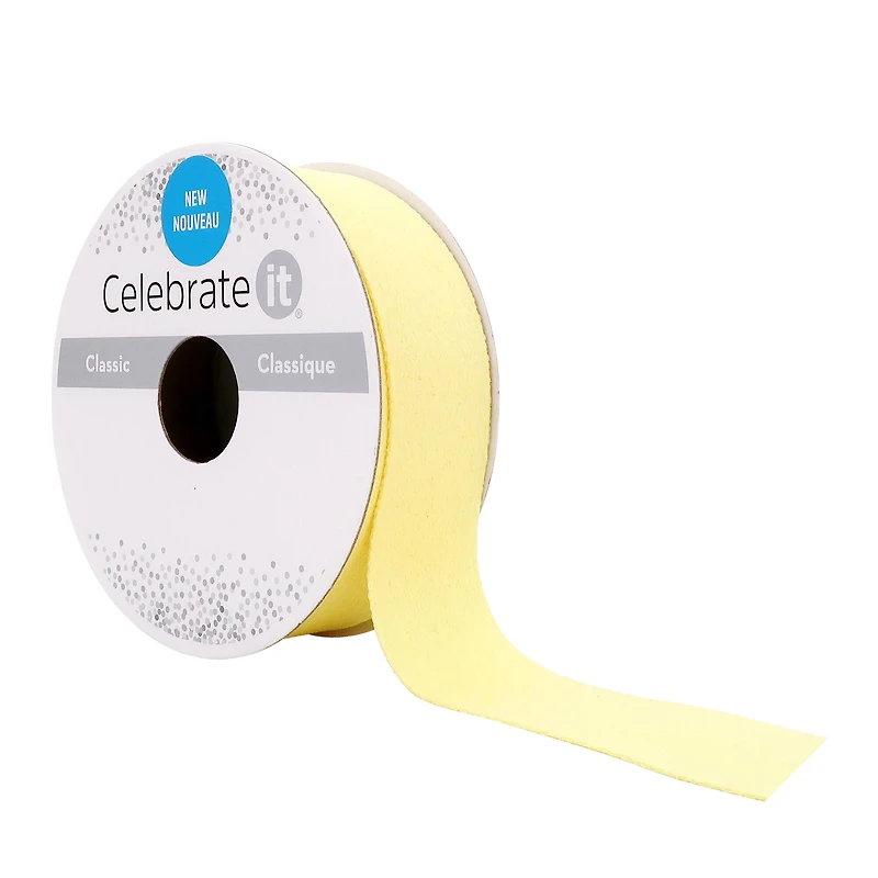7/8" x 5yd. Faux Suede Ribbon by Celebrate It™
