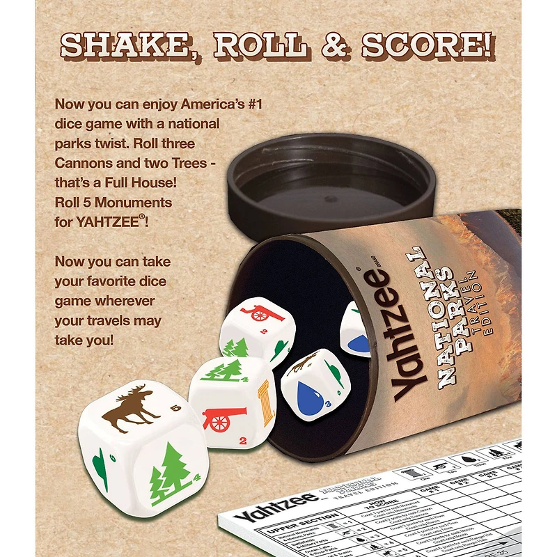 USAopoly YAHTZEE®: National Parks Edition
