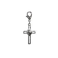 Charmalong™ Red Heart & Cross Charm by Bead Landing™