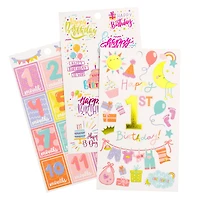 Baby Girl Birthday Sticker Book by Recollections™