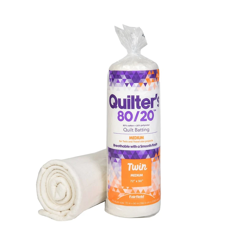 Fairfield™ Quilter's 80/20™ 72" x 90" Twin Quilt Batting